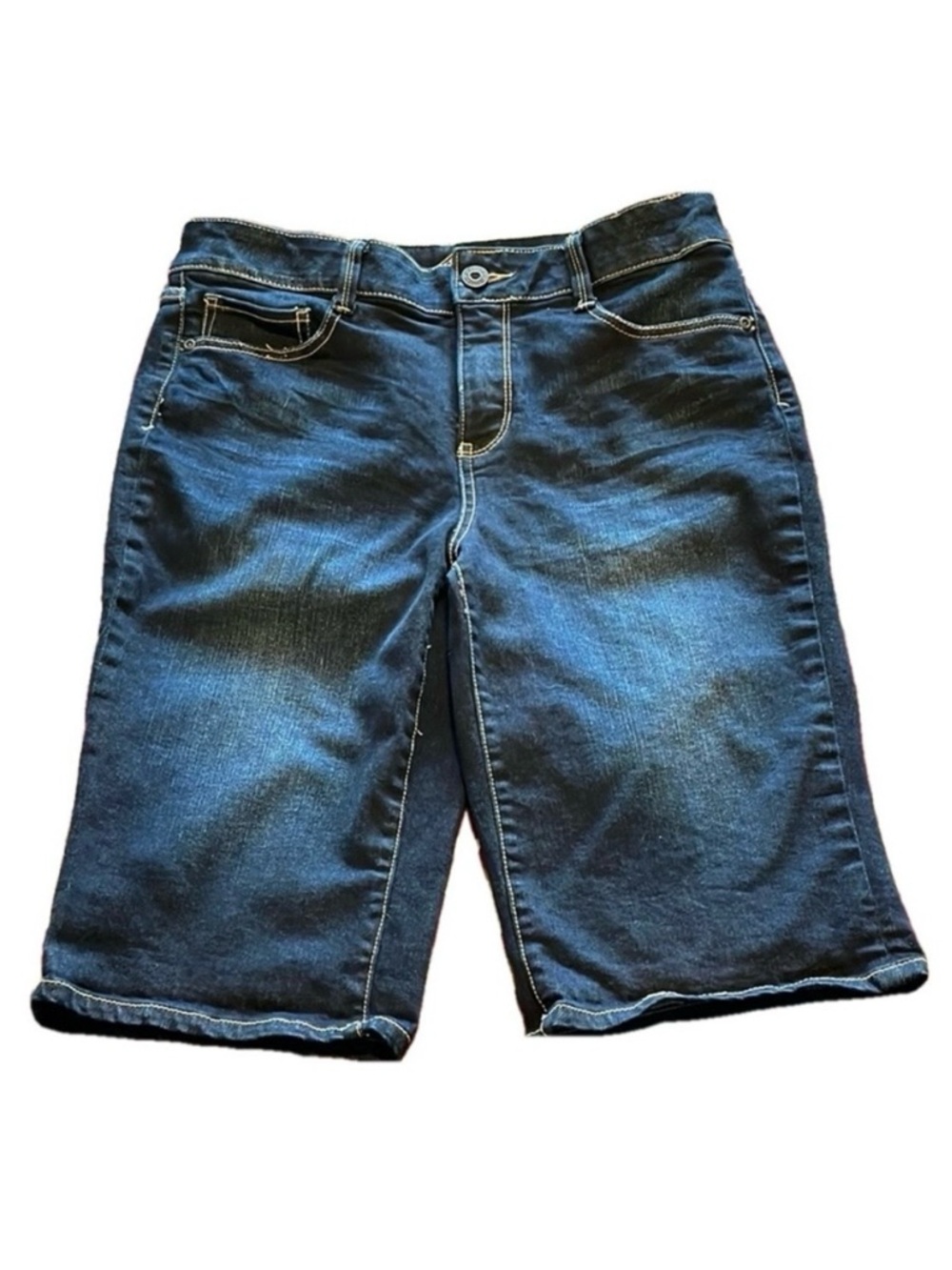 ST. JOHN’S BAY Denim Shorts, Women’s Size 8, Blue